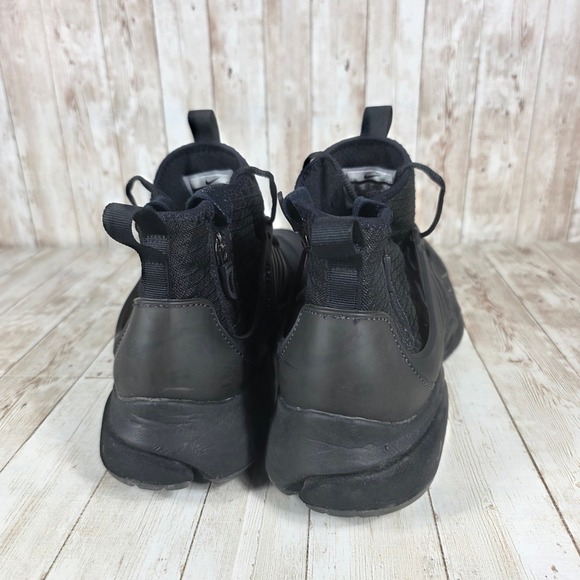 Nike‎ Air Presto Mid Utility Black Mens Sneakers Shoes Size 13 - Picture 2 of 8